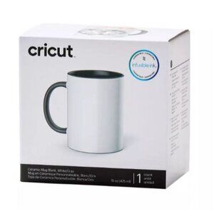 Cricut Ceramic Mug Blank White/Gray 15 oz/425 ml